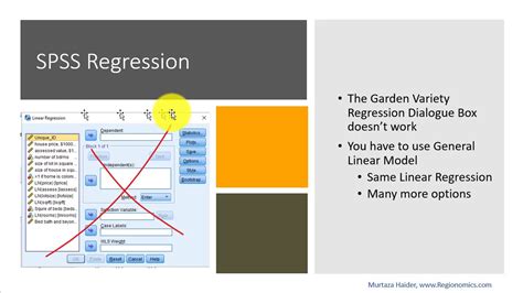 test independent variable impact on dependent variable spss|regression spss.